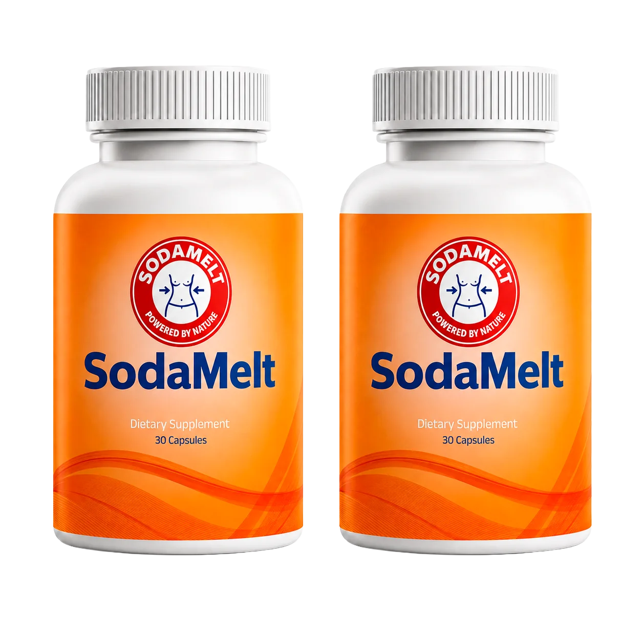 A two-bottle SodaMelt shot from the supplier's photography